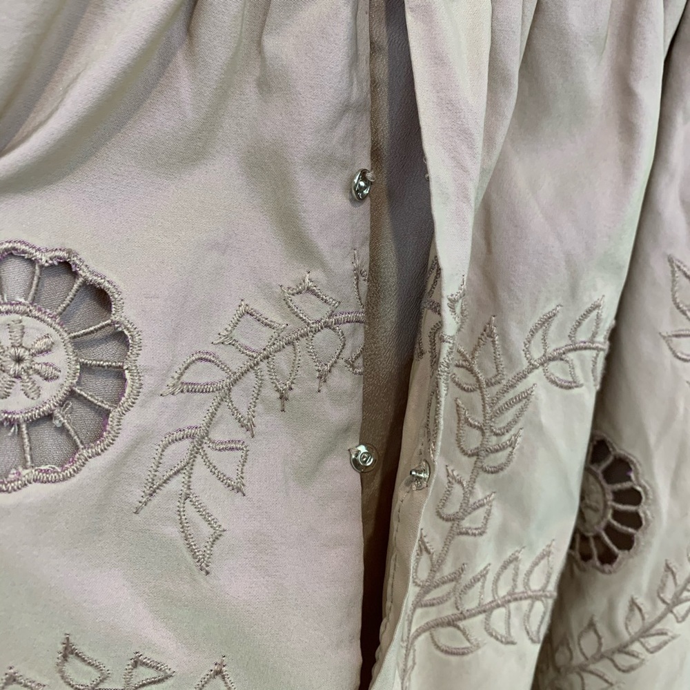 BCBGMaxAzria Iridescent Rose Guipure Floral Dress - Picture 6 of 8